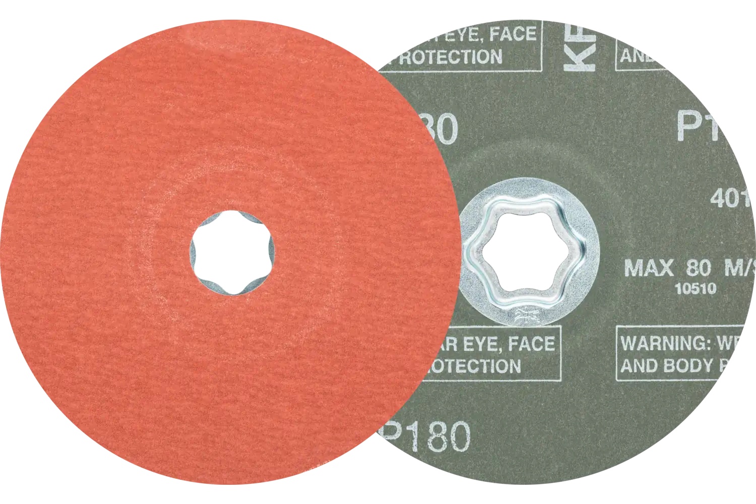 Picture of Pferd Combiclick® Fiber Disc, 5" Dia, 180 Grit, Aluminum oxide A-Cool